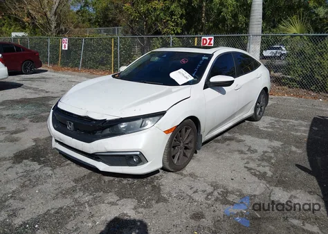 2020 Honda Civic Ex from USA, damaged, VIN 19XFC1F37LE020881